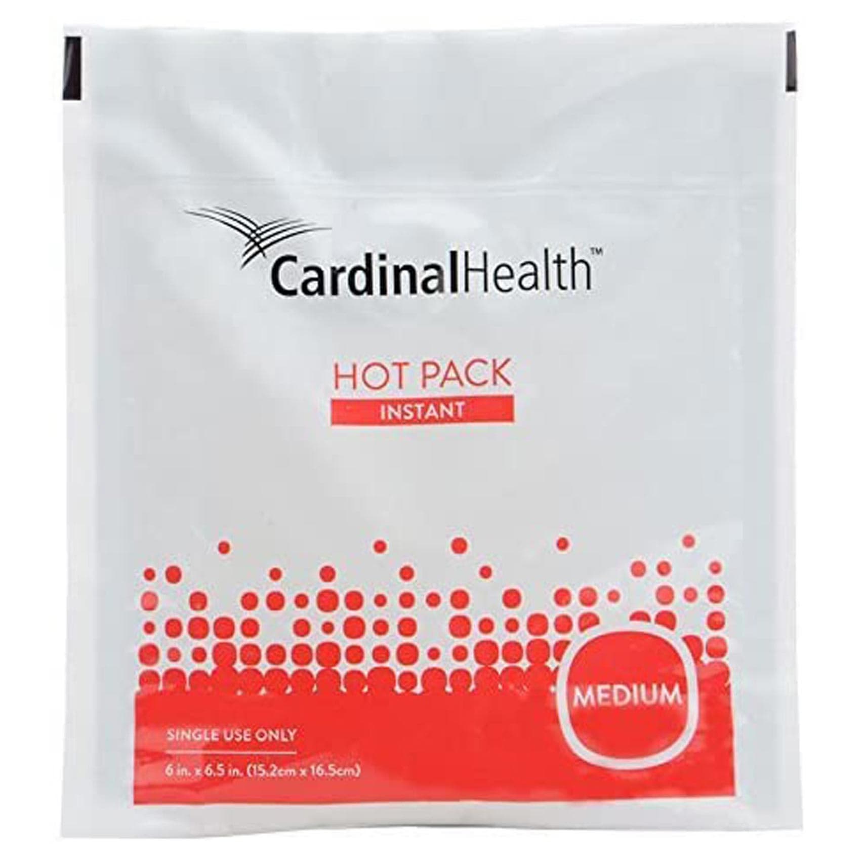 Cardinal Health Instant Hot Pack, Medium, 6" x 6-1/2" - Case of 40 - Image 1