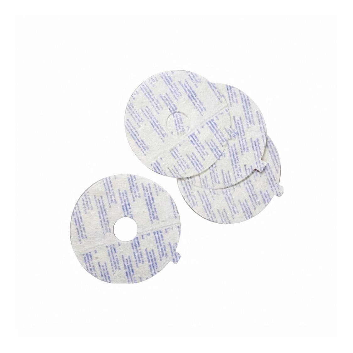 Marlen Double-faced Adhesive Tape Disc 1-1/4" Stoma Opening, 3-7/8" OD, Pre-cut - Package of 10 - Image 1
