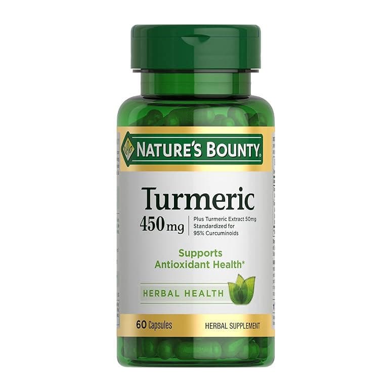 Nature's Bounty Turmeric Capsules, 450 mg - Bottle of 60