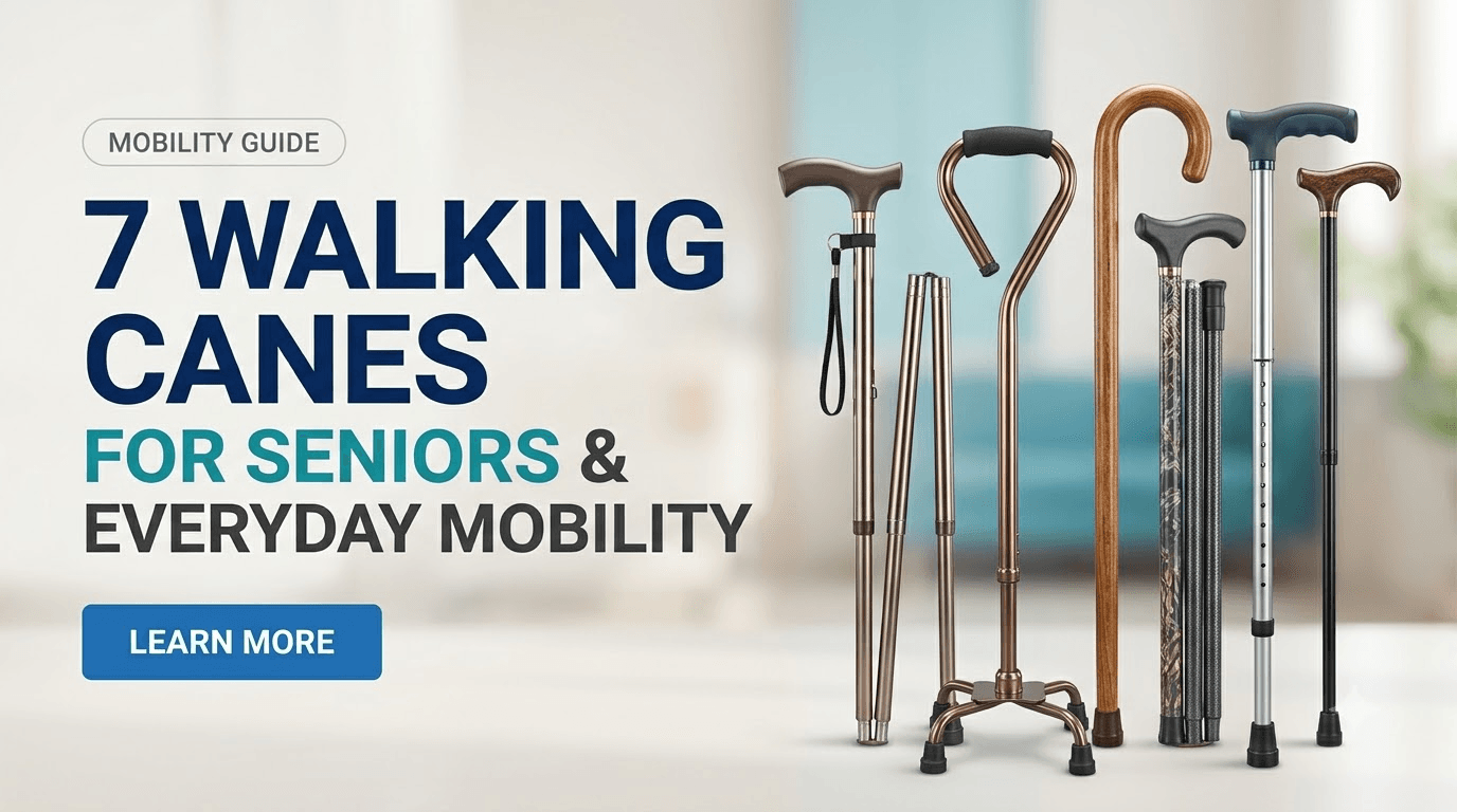 7 Walking Canes for Seniors and Everyday Mobility