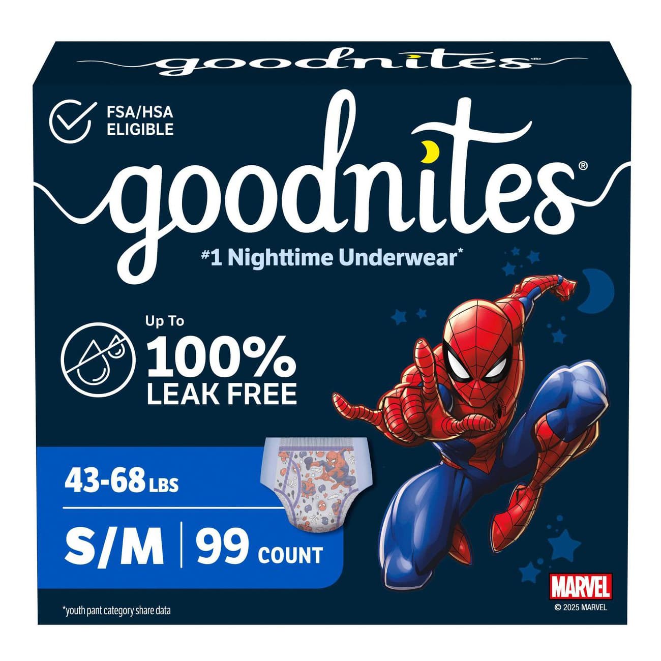 Goodnites Nighttime Underwear For Boys