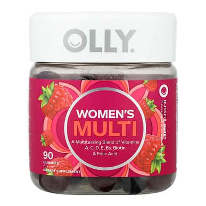 OLLY Women's Multivitamin, Blissful Berry - Bottle of 90 - Image 1