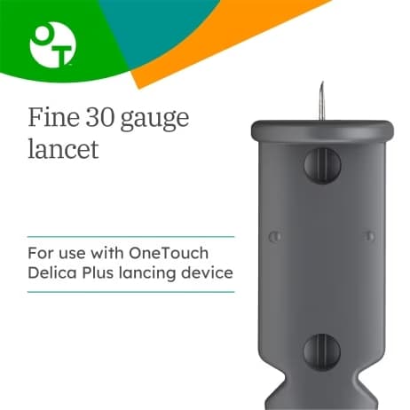 OneTouch Lancet for Lancing Device With Non-Safety Twist Off Cap - Image 2
