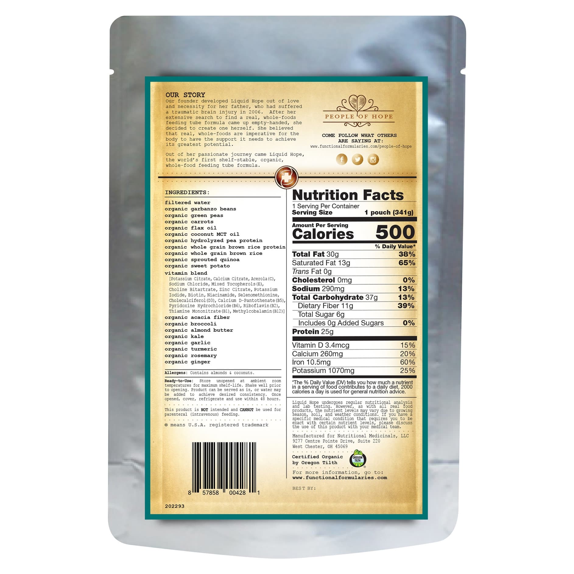 Liquid Hope Peptide Adult Formula - Image 2
