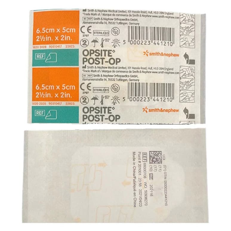 Opsite Post-Op Transparent Waterproof Dressing, 2 x 2-1/2 Inch - Each - Image 1