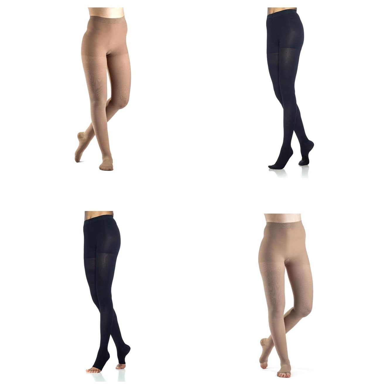 Sigvaris Women's Dynaven Access Compression Pantyhose, 30-40 mmHg - Image 1