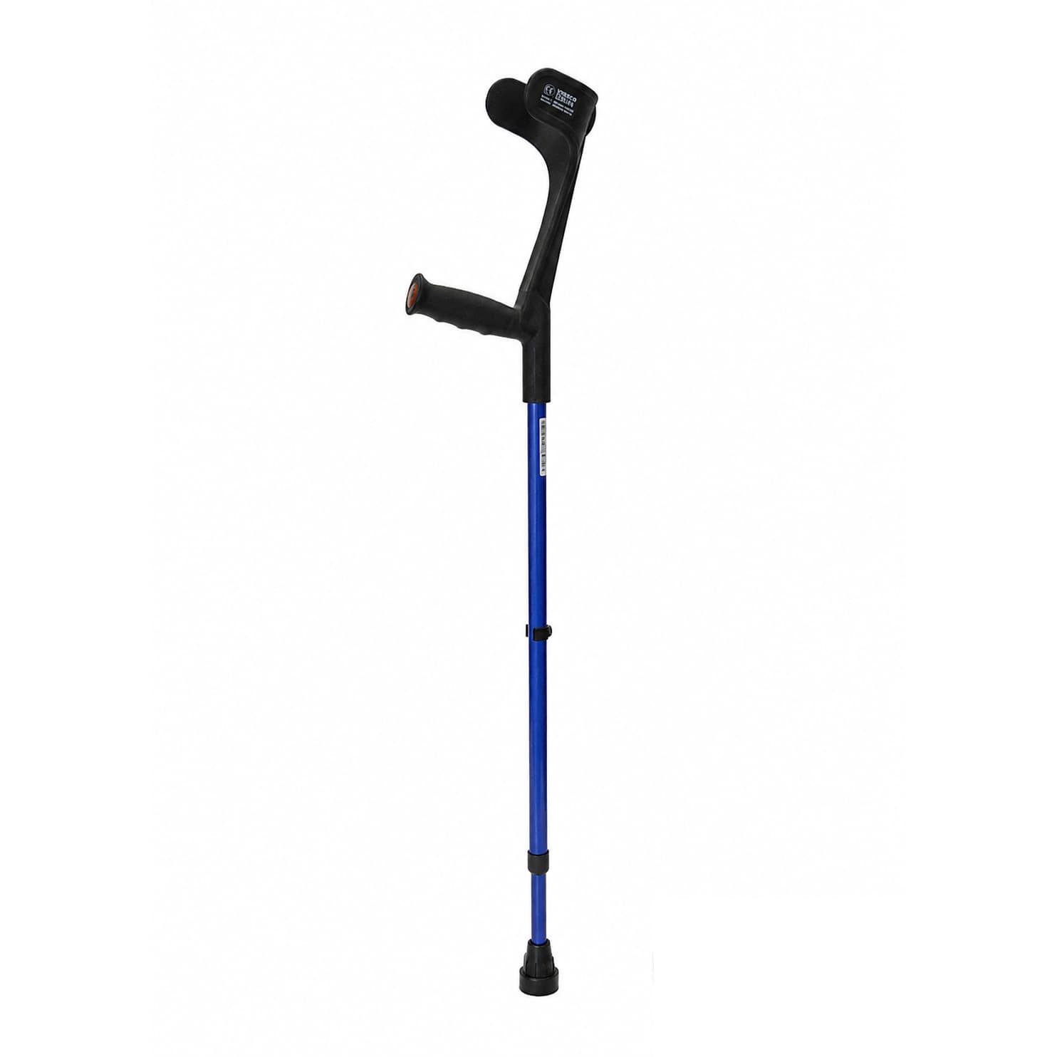 Walk Easy 455 Adult Forearm Crutches with Half Cuff - Midnight Blue - Image 1
