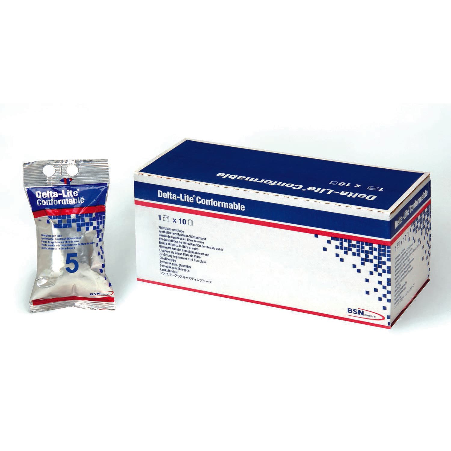 Delta-Lite Plus Fiberglass White Reinforcing Strips, 5 x 35 Inch - Case of 10 - Image 1