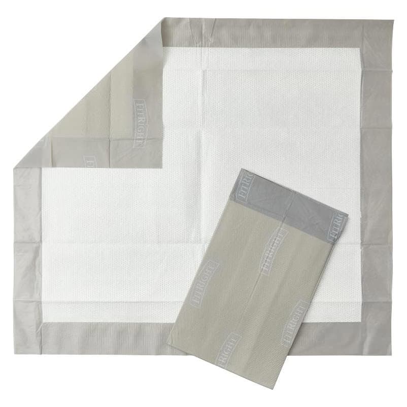 Fitright Extended-use Premium Underpads, 23 x 36 Inch - Bag of 10 - Image 1
