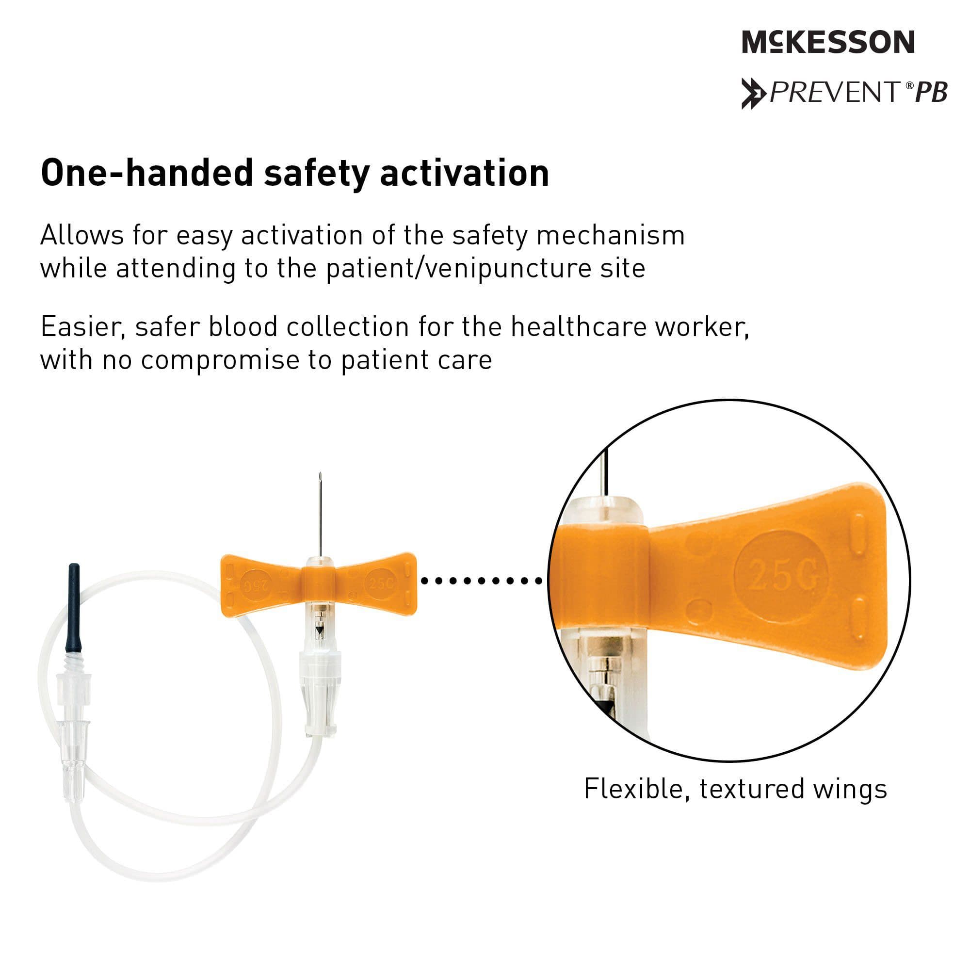 McKesson Prevent PB Blood Collection Set with Multi-Sample Luer Adapter - Image 6