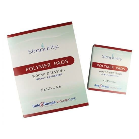 Simpurity Absorbent Polymer Pad Dressing - Image 1