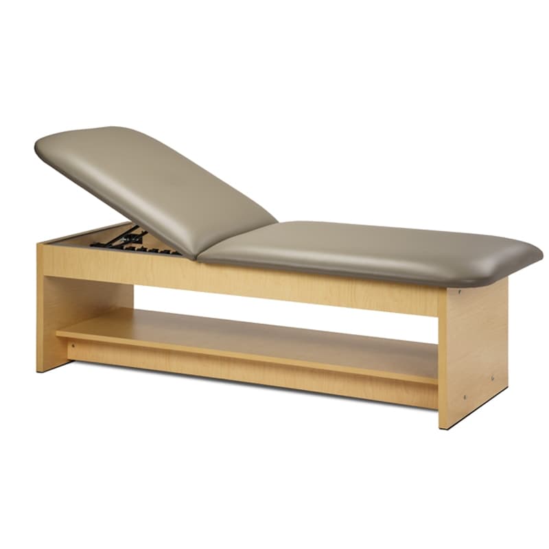 Clinton KD panel leg couch with Adjustable backrest and full shelf - Image 1