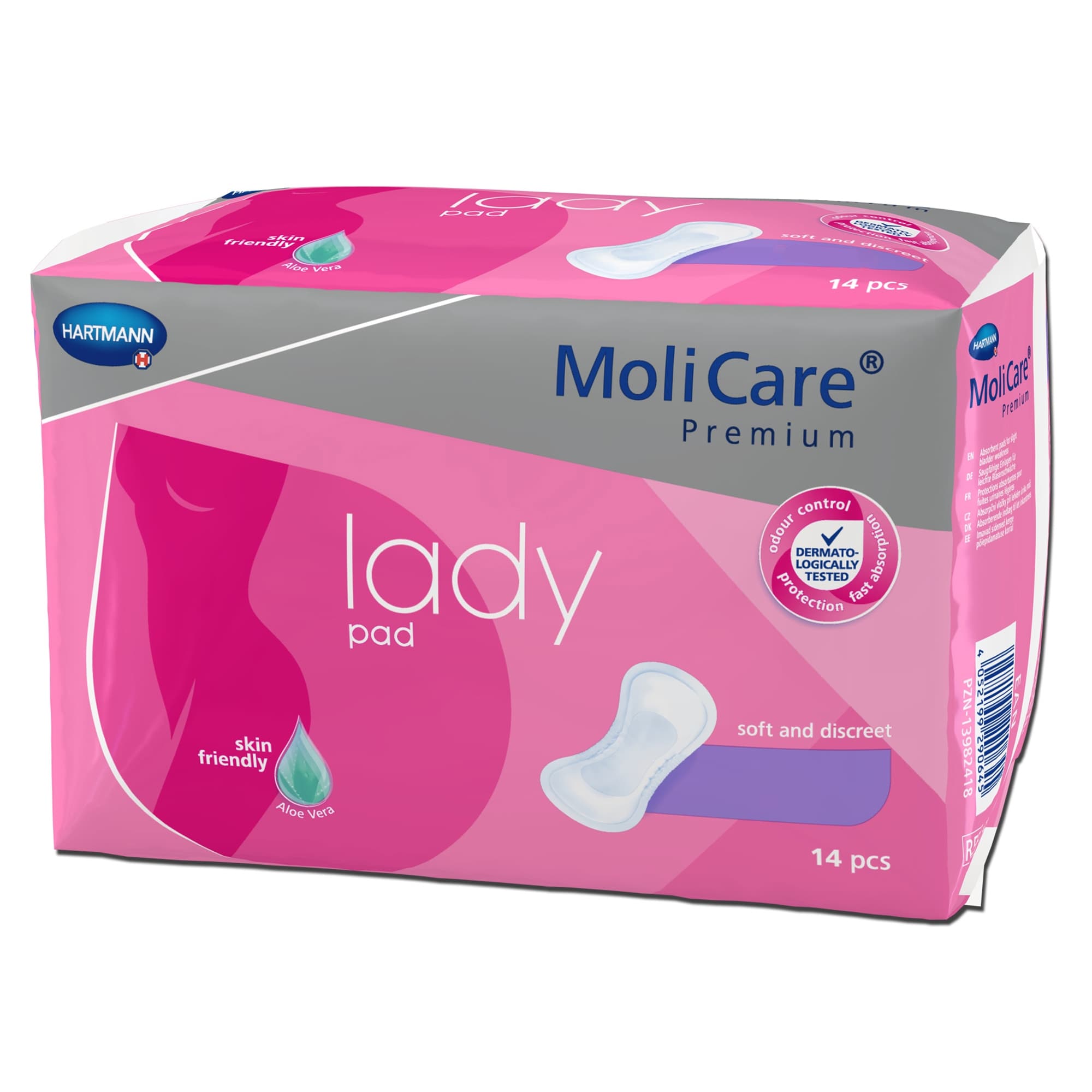 MoliCare Premium Lady Pads, 1.5 Drops - Bag of 14 - Image 1