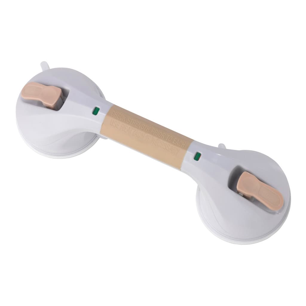 Drive Suction Cup Grab Bars, White/Beige - Each - Image 1