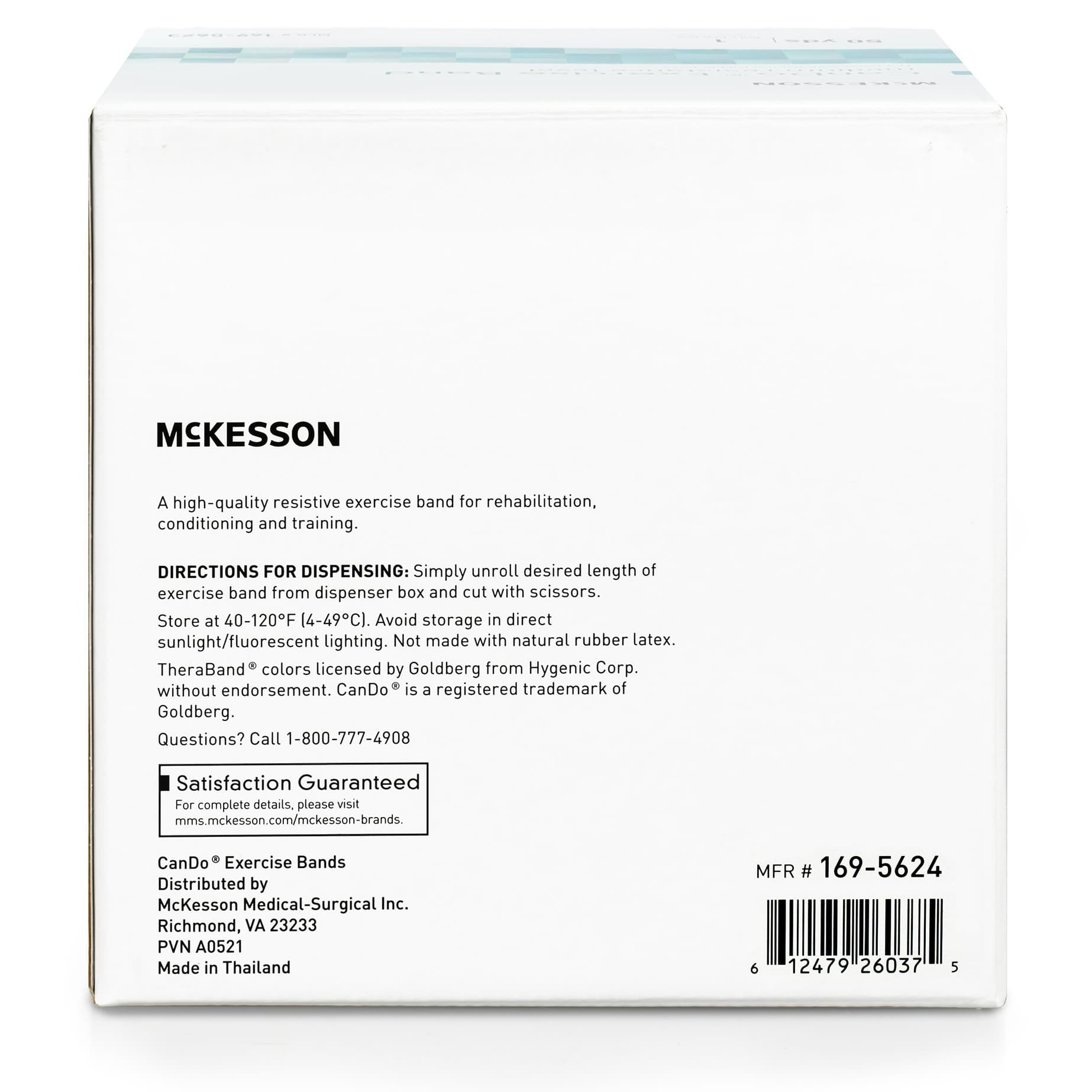 McKesson CanDo Blue Heavy Resistance Exercise Band - Image 4