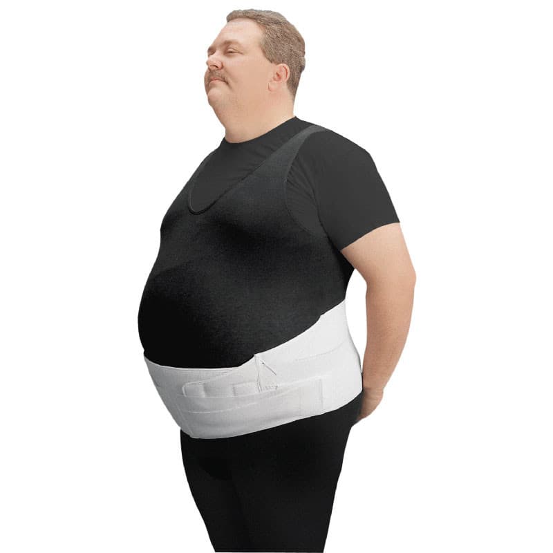 Leader Bariatric Back and Abdominal Support Plus 1, White - Image 1