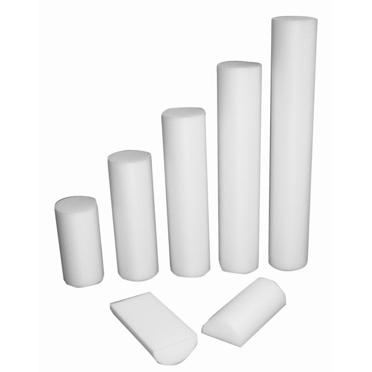CanDo PE Foam Roller, Round, 4 x 36 Inch - Image 1