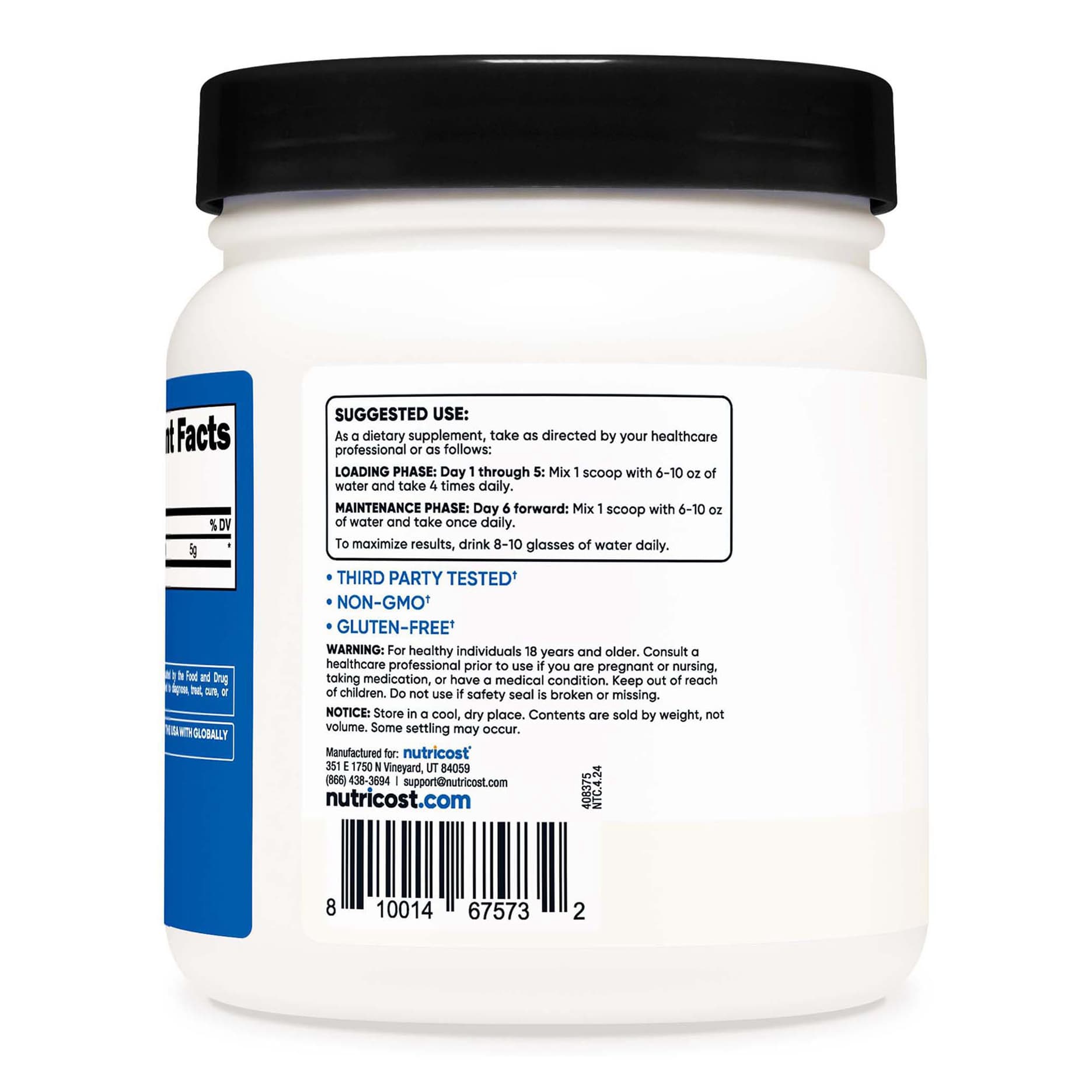 Nutricost Creatine Monohydrate Powder - Image 2