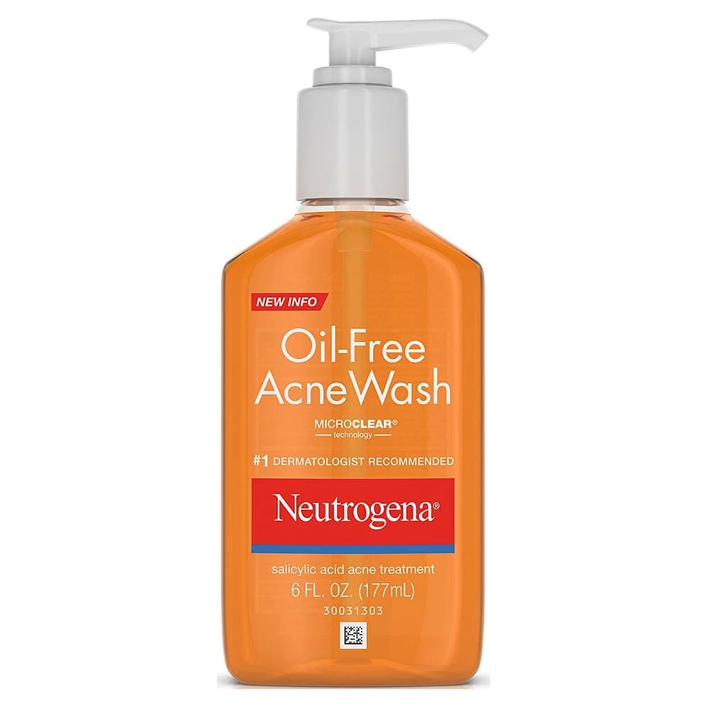 Neutrogena Oil-Free Acne Face Wash, 6 oz - Each