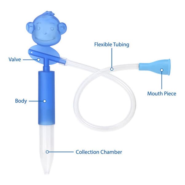 Ezy Dose Kids Nose Pals Nasal Aspirator, Reusable - Each - Image 2