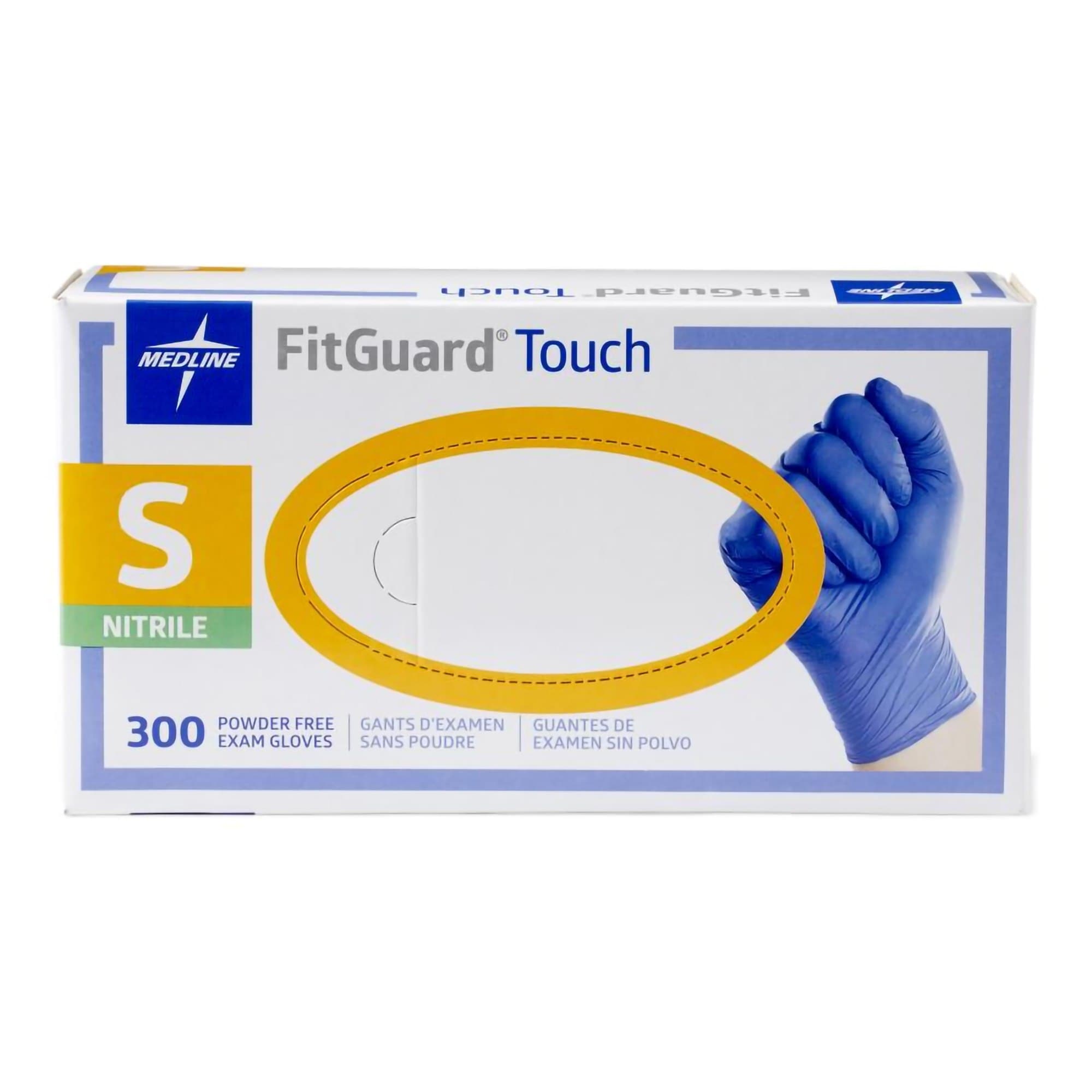 FitGuard Touch Powder-Free Exam Glove, Small - Carton of 3000Box of 300 - Image 1