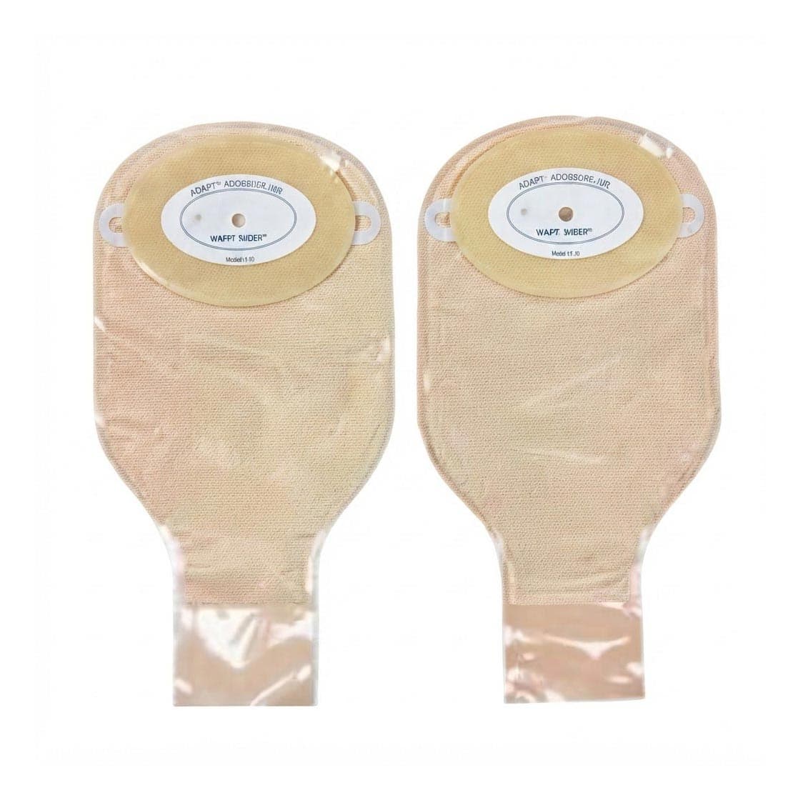 Nu hope Nu flex Precut urinary pouch, Deep Convex, Flutter Valve - Box of 10 - Image 1