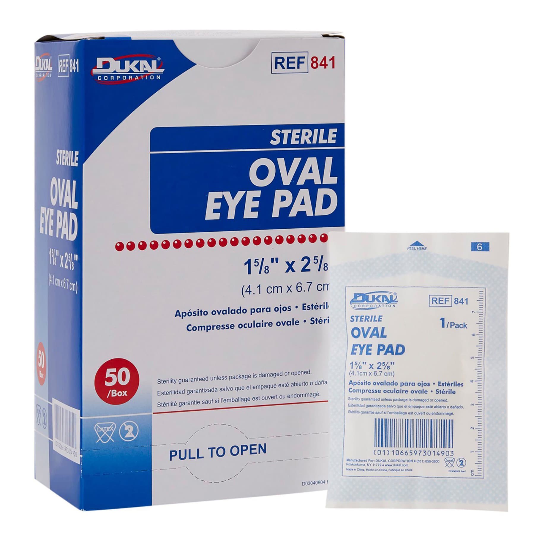 Dukal Sterile Oval Eye Pad - Image 3