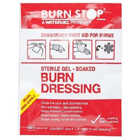 Bunn Stop Burn Dressing Pad Square Sterile, 4 x 4 Inch - Case of 100 - Image 1