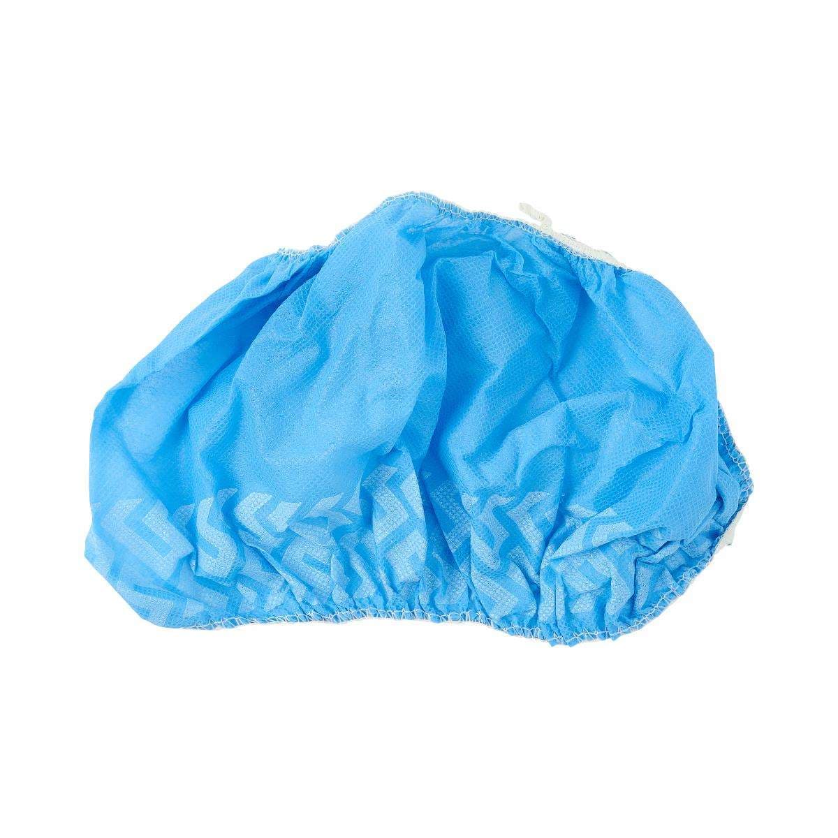 Medline Nonskid Spunbond Polypropylene Shoe Covers, Blue, Regular-Large (Up to Men's 12) - Case of 300 - Image 1