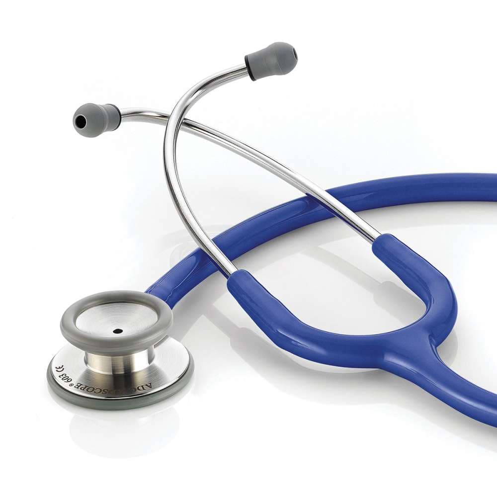 ADC Adscope Clinician Stethoscope, Royal Blue - Image 1