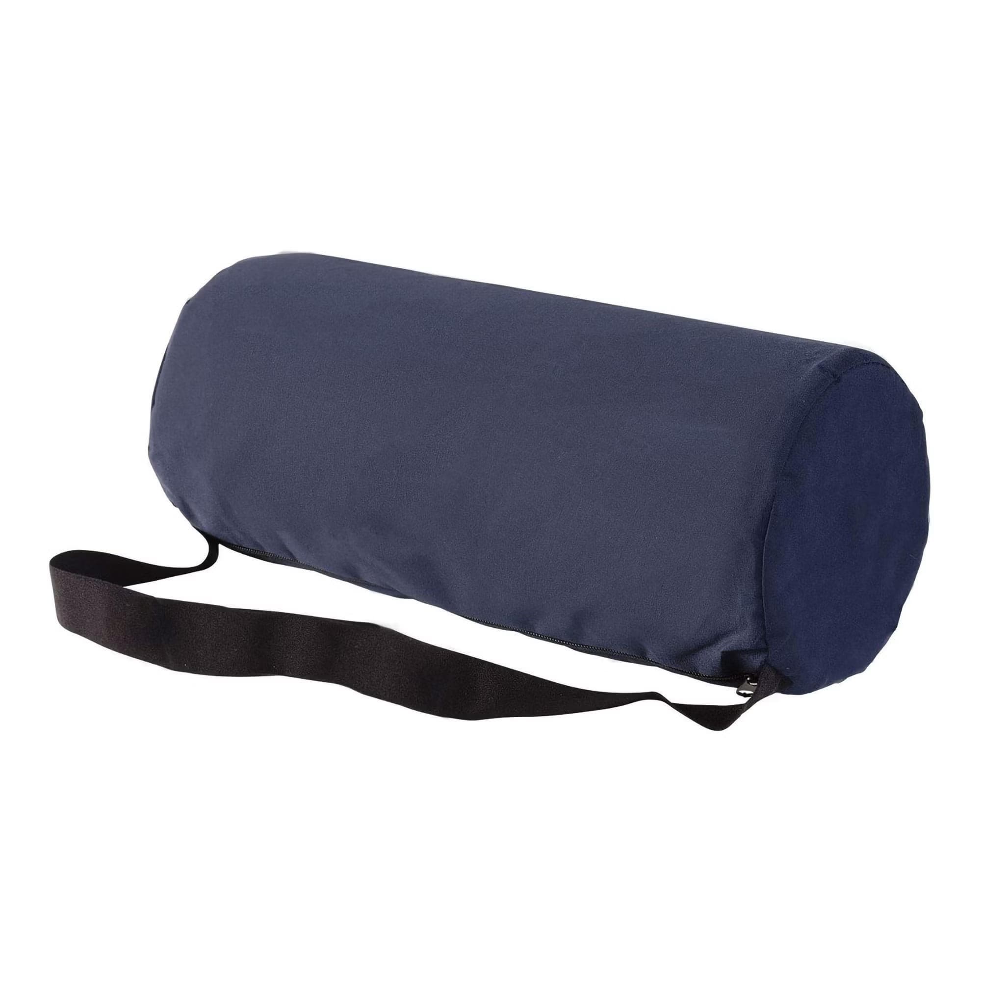 DMI Washable Lumbar Half Roll Polyester-Cotton Cover, Navy - Image 3