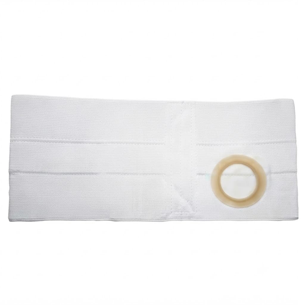 Nu-Hope Nu-Form 8" Ostomy Support Belt, 3-1/8" White, 2X-Large - Each - Image 1