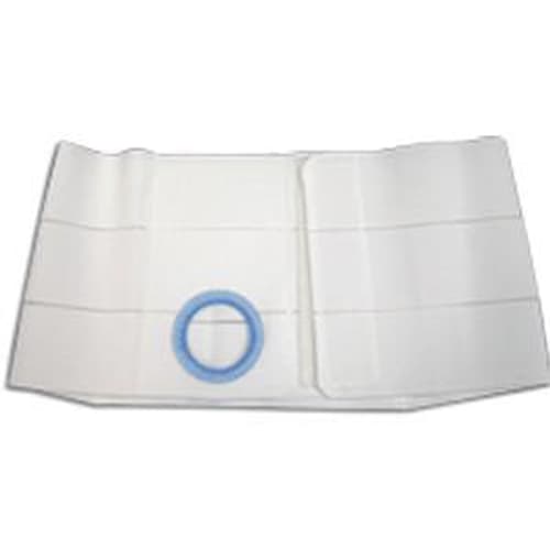 Nu-Hope 9" Regular Elastic Flat Panel Ostomy Support Belt, White, Right - Image 1