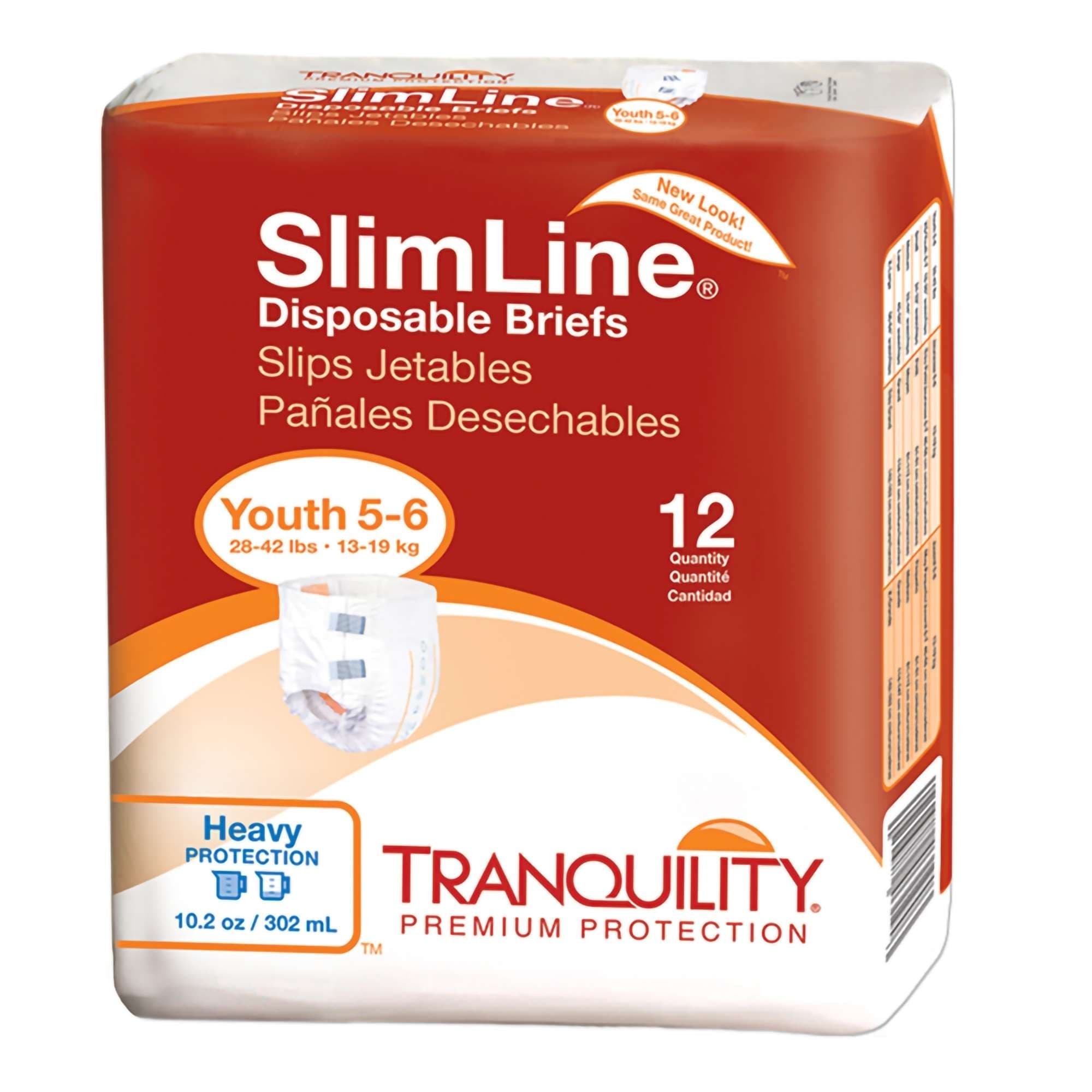 Tranquility Slimline Original Briefs, 2XSmall - Case of 120 - Image 1
