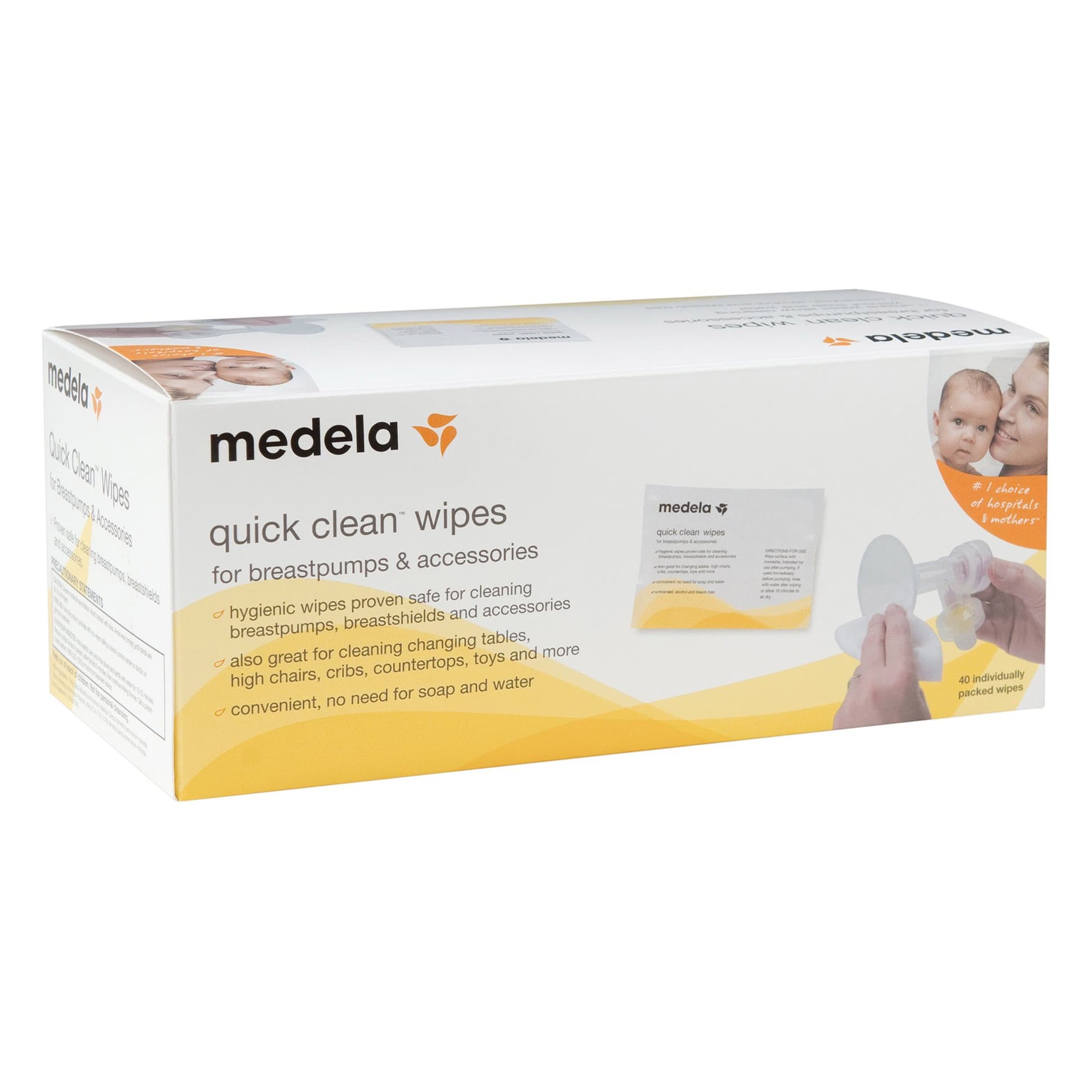 Medela Quick Clean Breast Pump Wipe