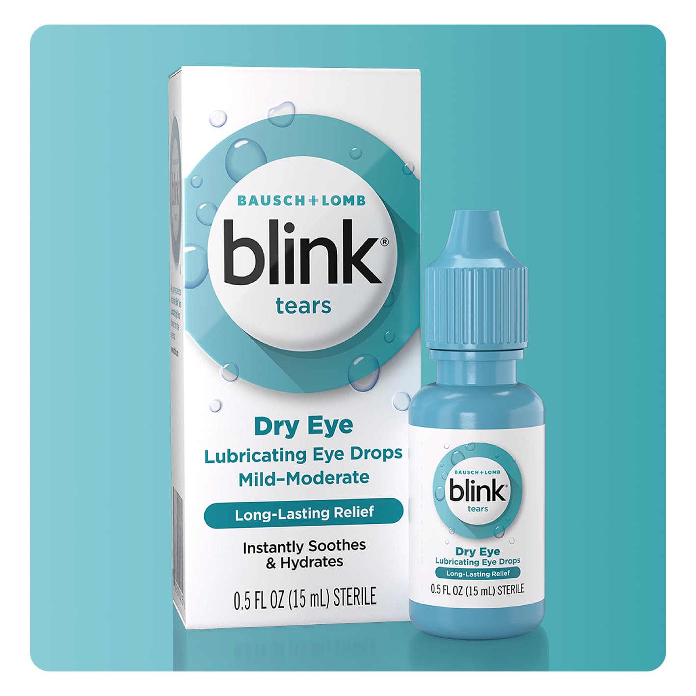 Blink Tears Eye Lubricant Eye Drops, 0.5 oz. - Each - Image 1