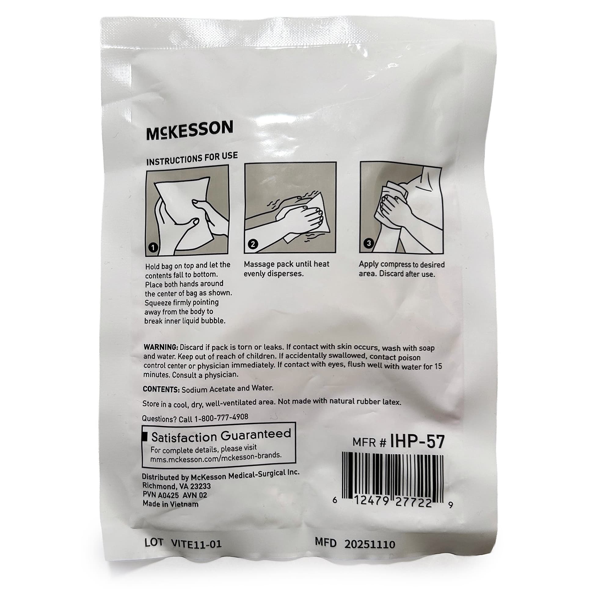 McKesson General Purpose Instant Hot Pack, 5 x 7 Inch - Image 2