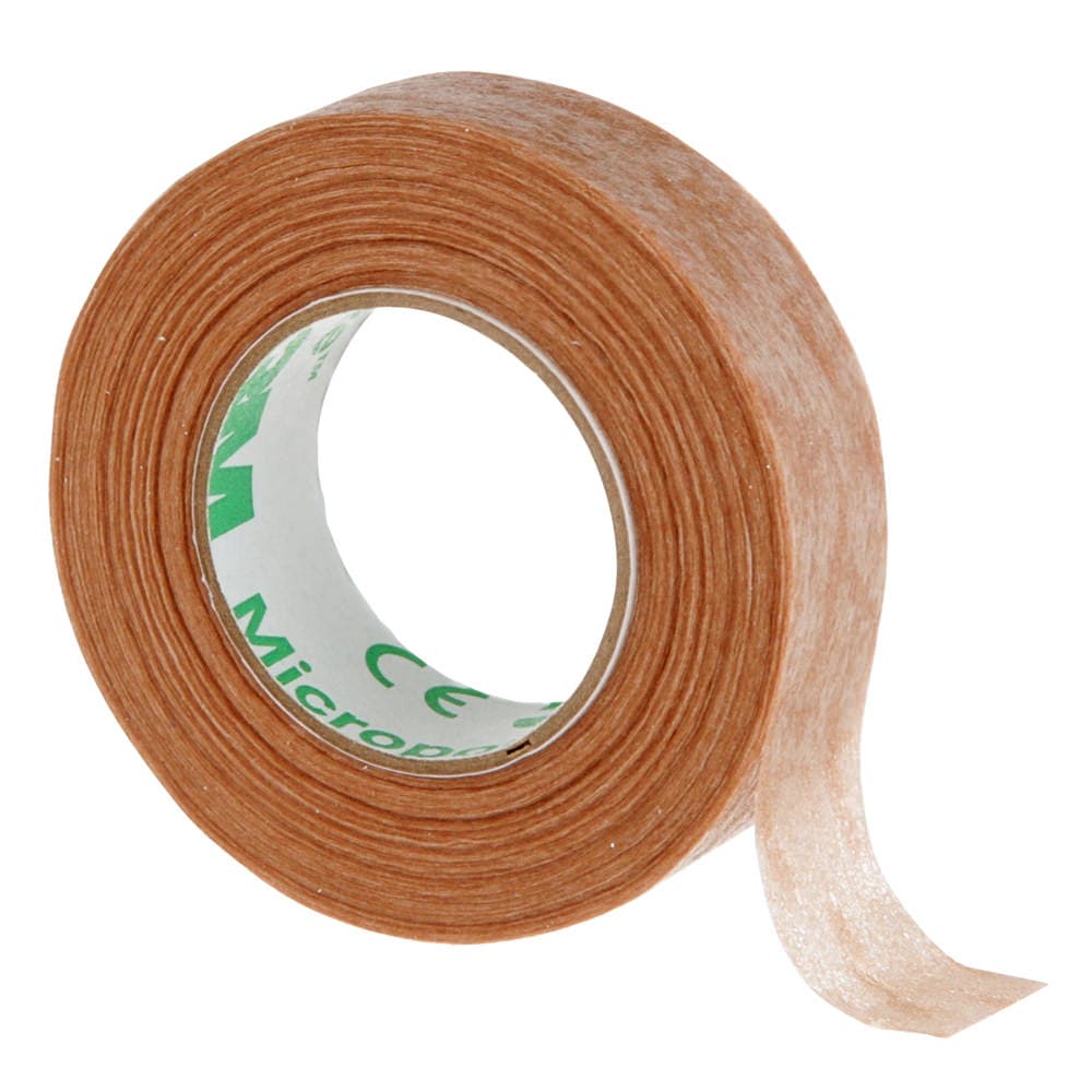 3M Micropore Waterproof Skin Friendly Surgical Tape, 0.5 Inch x 10 Yards, Tan - Image 1