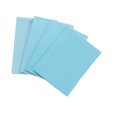 Tidi Choice Procedure Towel NonSterile, Blue, 13 W x 18 L Inch, Waffle Embossed, Non-Radiopaque - Case of 500 - Image 1