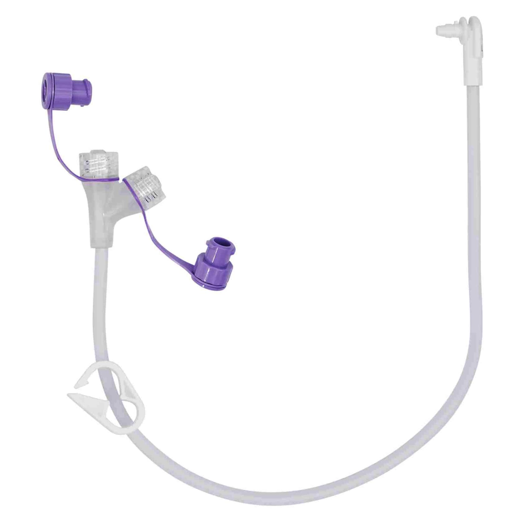 Mic-Key Continuous Feeding Extension Set with Enfit Connector, 12" - Case of 5 - Image 1