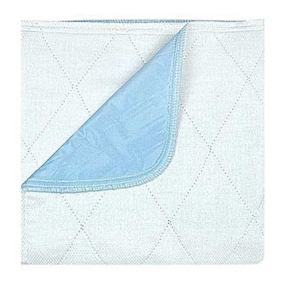 Beck's Brushed Polyester Reusable Underpad, Blue - Dozen - Image 1