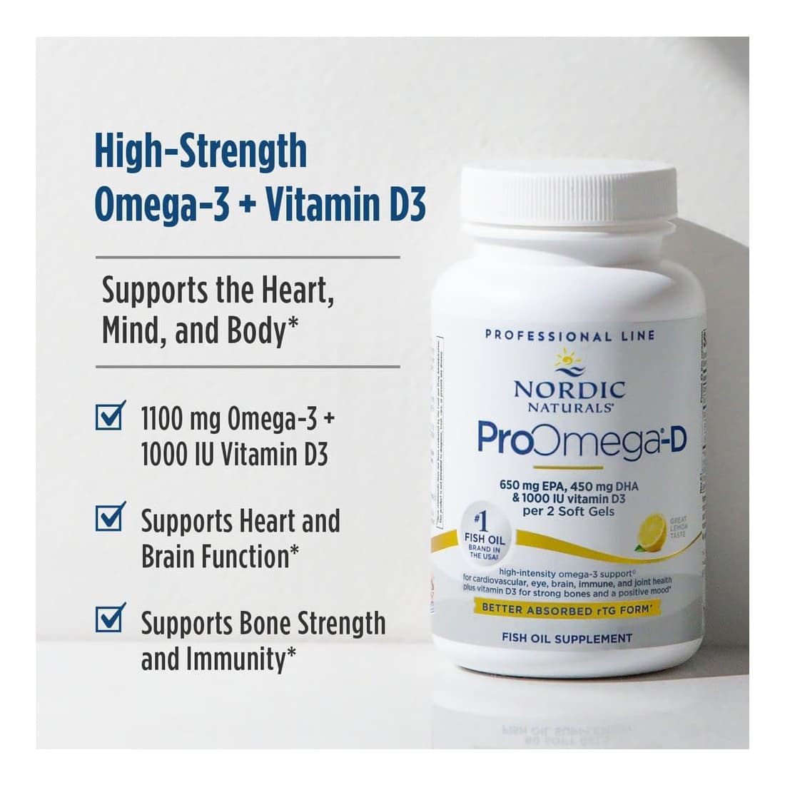 Nordic Naturals ProOmega-D - Bottle of 120 - Image 3
