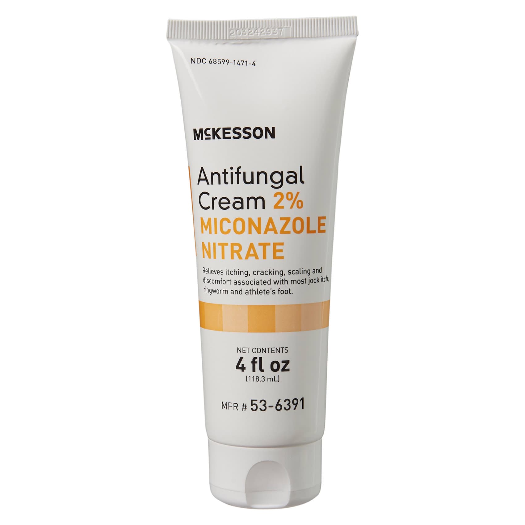 McKesson Antifungal 2% Miconazole Nitrate Cream, 4 oz - Case of 12 - Image 1