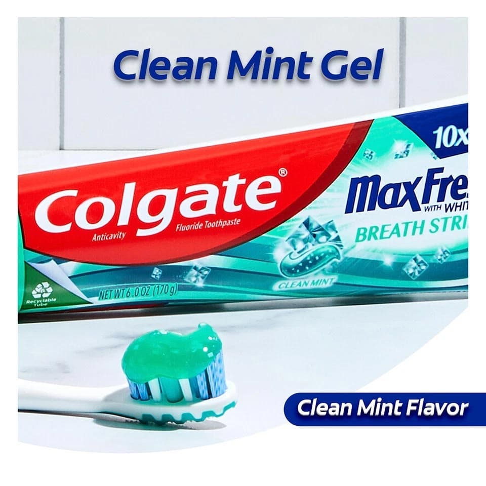 Colgate Max Fresh Toothpaste with Mini Breath Strip, 3-Pack - Image 3