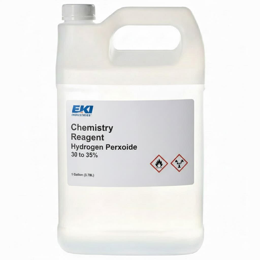 Chemistry Reagent Hydrogen Peroxide 30 to 35%, 1 Gallon - Image 1