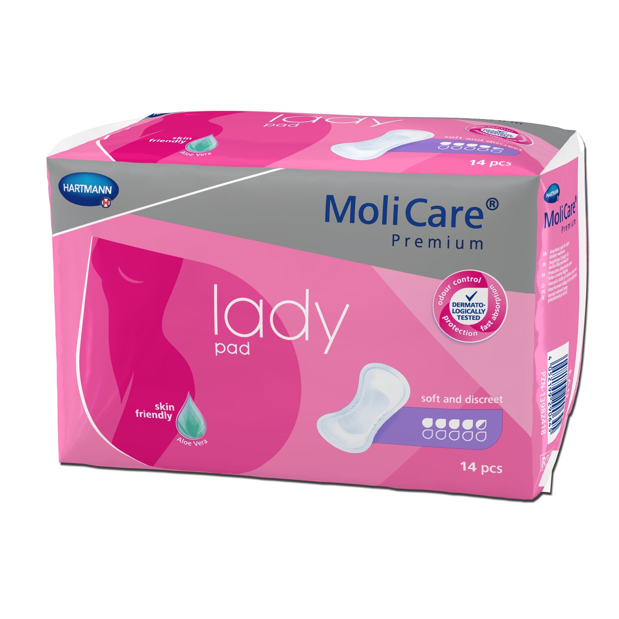 MoliCare Premium Lady Pads, 4.5 Drops - Bag of 14 - Image 1