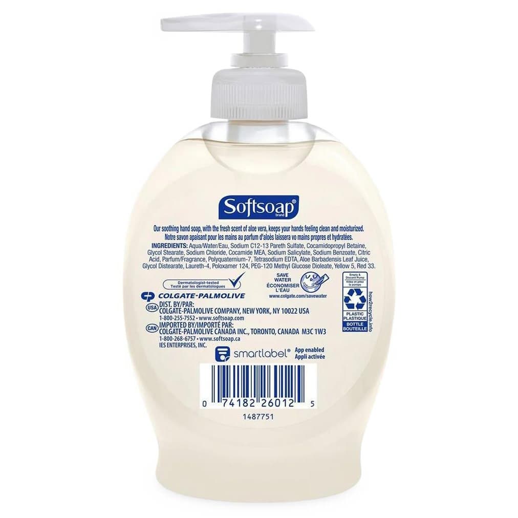 Softsoap Soothing Aloe Vera Moisturizing Liquid Hand Soap, 7.5 oz - Image 2
