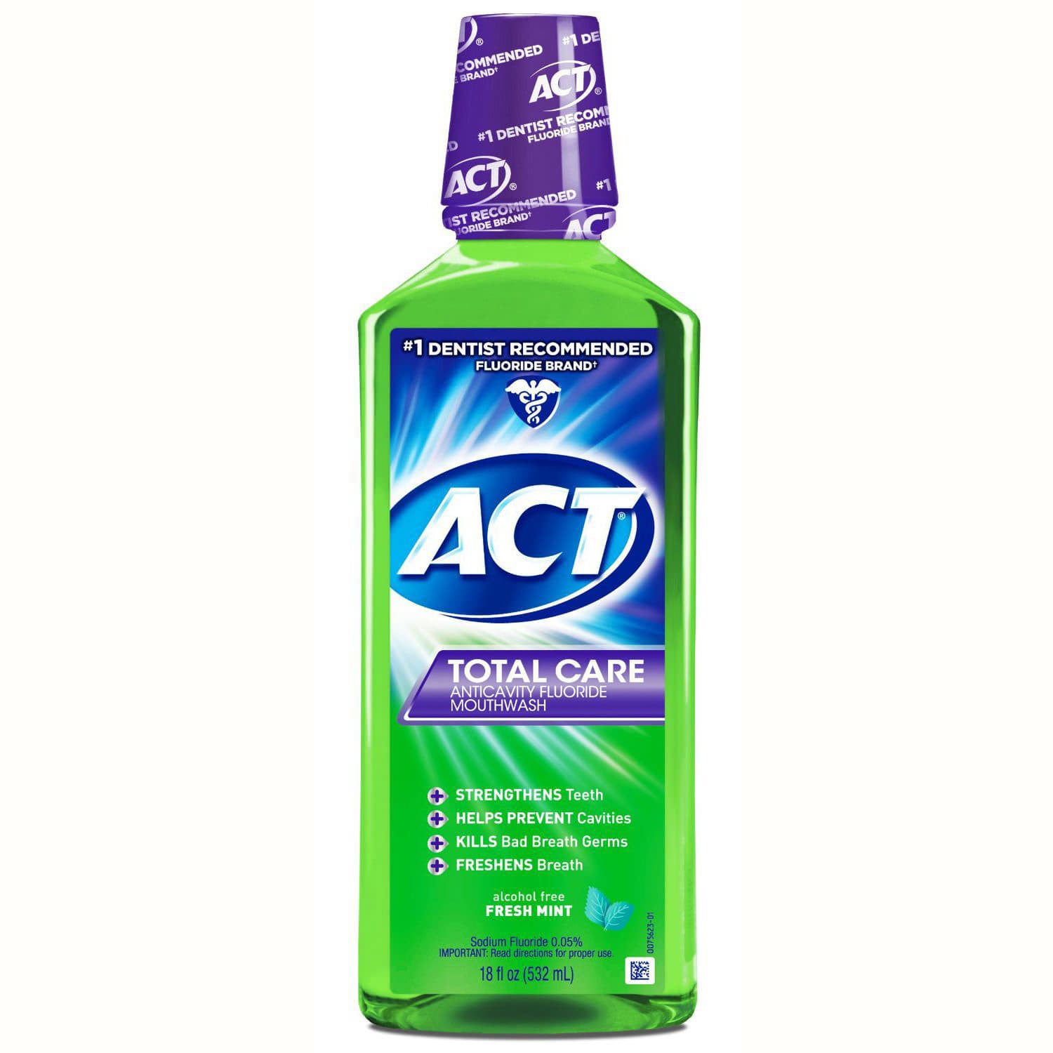 Act Restoring Mouthwash Fresh Mint Flavor, 18 oz