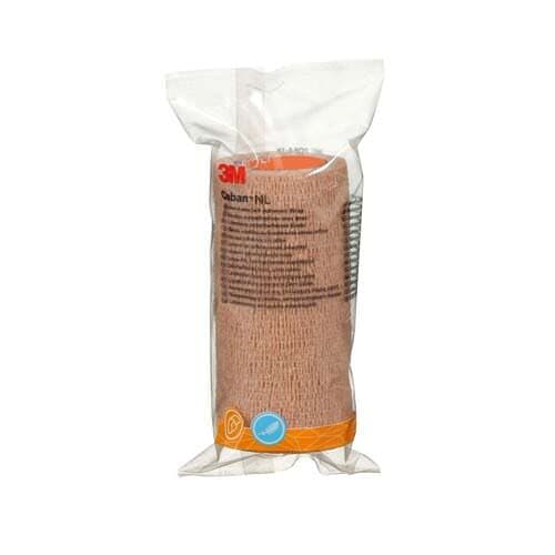 3M Coban NL Cohesive Bandage Tan NonSterile, 4 Inch x 2 Yard - Bag of 1 - Image 1