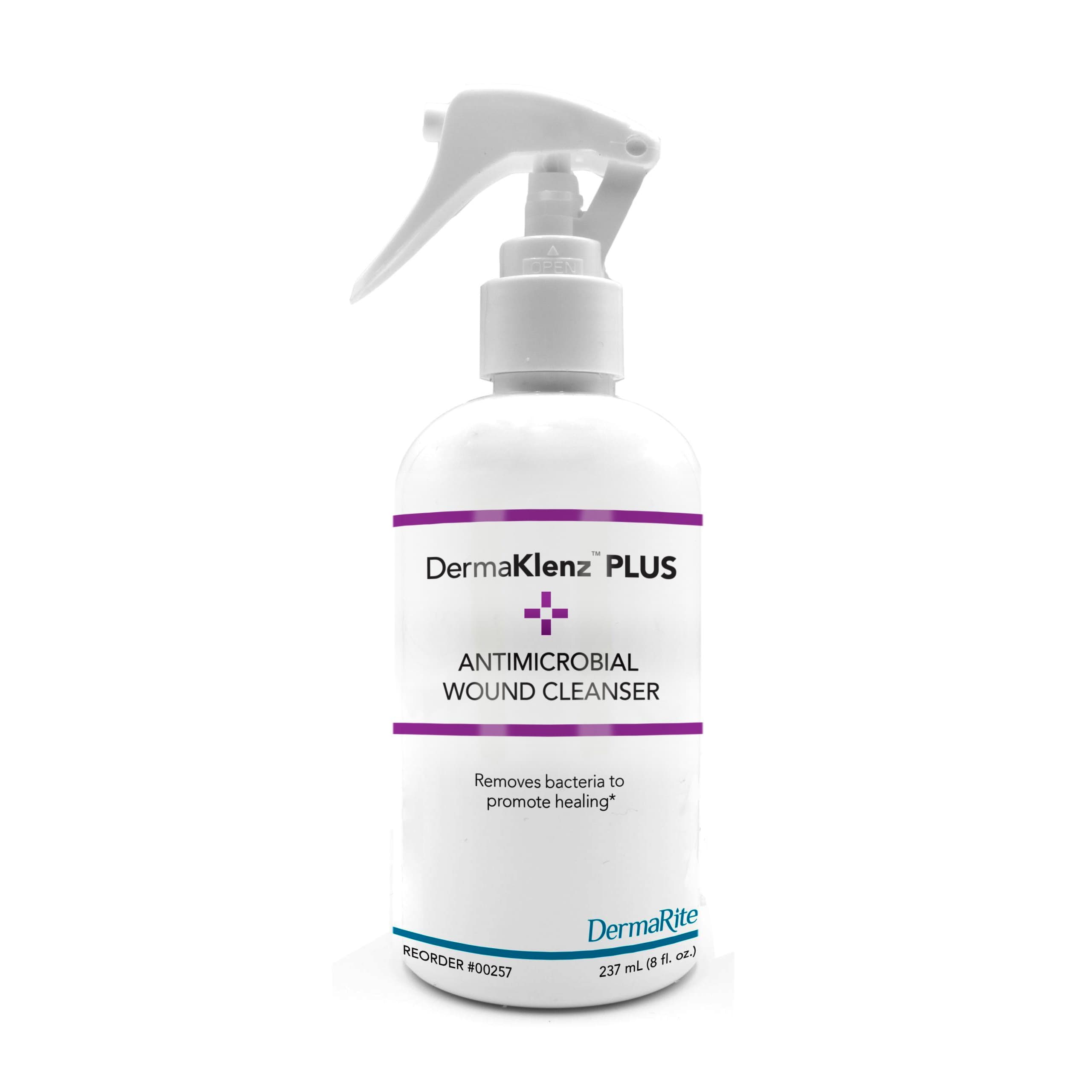 DermaKlenz PLUS Antimicrobial Wound Cleanser, 8 oz